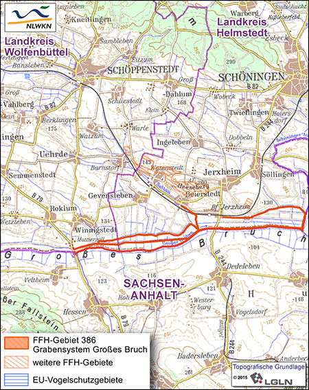 FFH-Gebiet 386 Grabensystem Großes Bruch
