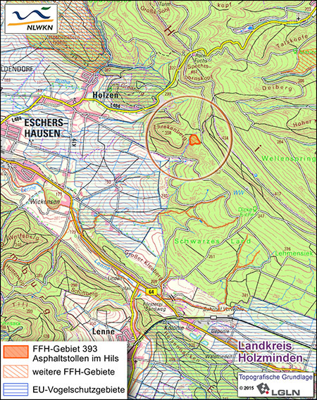 FFH-Gebiet 393 Asphaltstollen im Hils