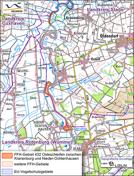 FFH-Gebiet 432 Osteschleifen zwischen Kranenburg und Nieder-Ochtenhausen