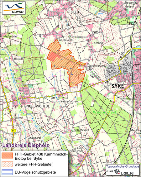 FFH-Gebiet 438 Kammmolch-Biotop bei Syke