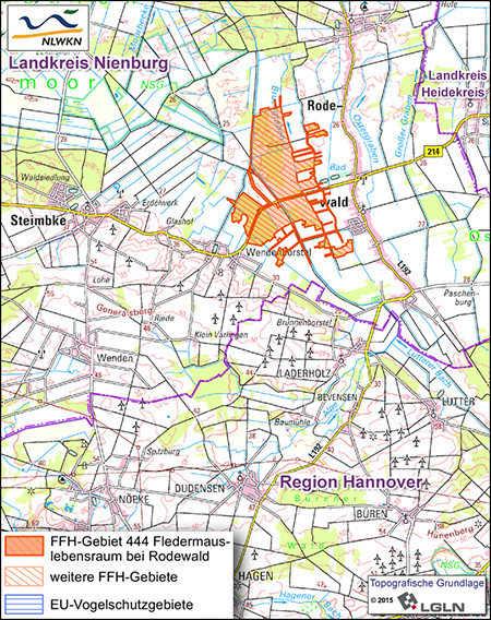 FFH-Gebiet 444 Fledermauslebensraum bei Rodewald