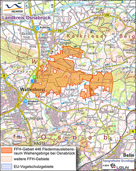 FFH-Gebiet 446 Fledermauslebensraum Wiehengebirge bei Osnabrück