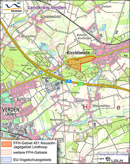 FFH-Gebiet 451 Mausohr-Jagdgebiet Lindhoop