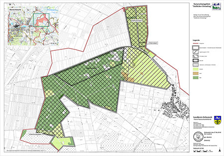 Übersichtskarte des Schutzgebietes