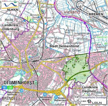 Übersichtskärtchen zum Landschaftschutzgebiet Langenwisch-Emshoop