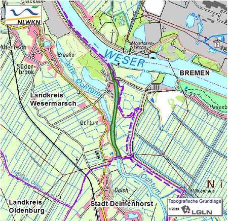 Übersichtskärtchen zum Landschaftschutzgebiet