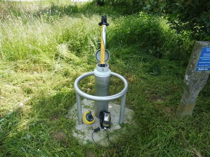 In ganz Niedersachsen erfasst der NLWKN wie hier bei Brake im Rahmen seiner Aufgaben Informationen über die Menge und Güte des vorhandenen Grundwassers. (Foto: NLWKN)