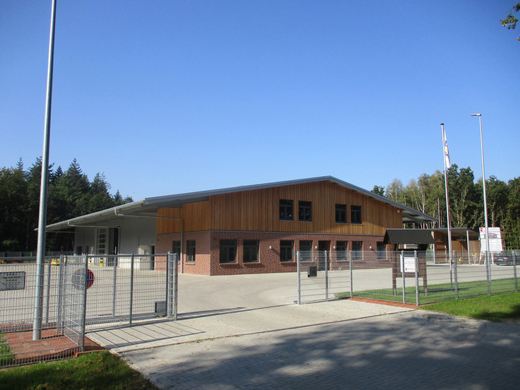 Der neue NLWKN-Betriebshof an der Talsperre Thülsfeld. (Foto NLWKN)