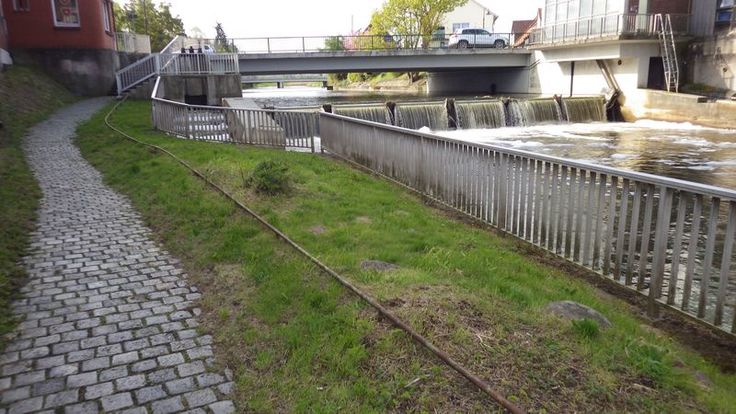 Die Wehranlage in der Innenstadt von Lüchow wird im Juni trockengelegt, damit der NLWKN sie auf Funktionstüchtigkeit überprüfen kann. (Foto: Jan Schulz, NLWKN)