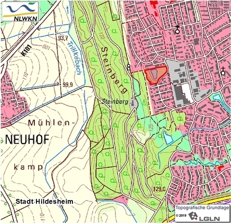 Übersichtskarte des Schutzgebietes