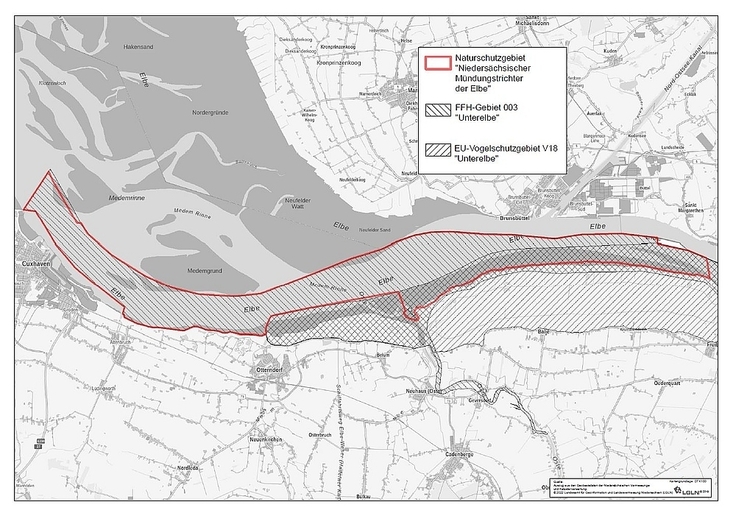 Natura 2000-Gebiete im Bereich der niedersächsischen Elbmündung