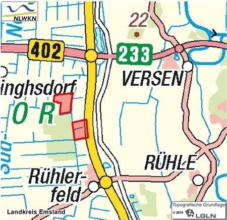 Übersichtskarte des Schutzgebietes
