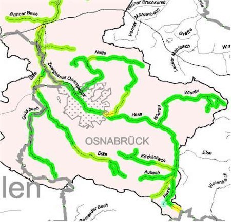 Teileinzugsgebiet Hase-Quelle