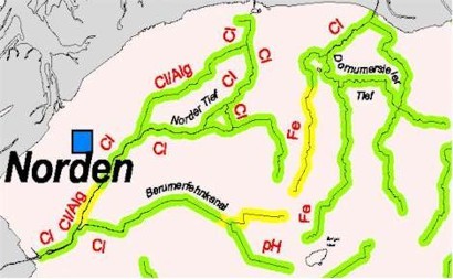 Teileinzugsgebiet Küste-Nordwest