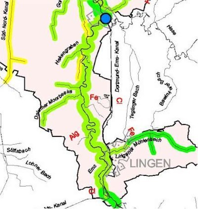 Teileinzugsgebiet Nordradde-Süd