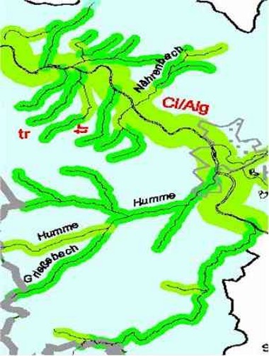 Teileinzugsgebiet Emmer-Südwest