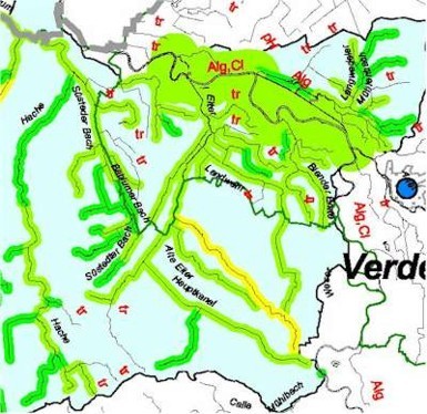 Teileinzugsgebiet Ochtum-Hache