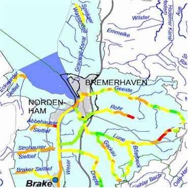 Teileinzugsgebiet Küste-Nord