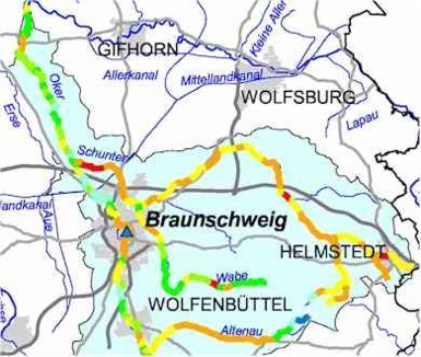 Teileinzugsgebiet Oker-Nord