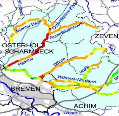 Teileinzugsgebiet Wümme-West