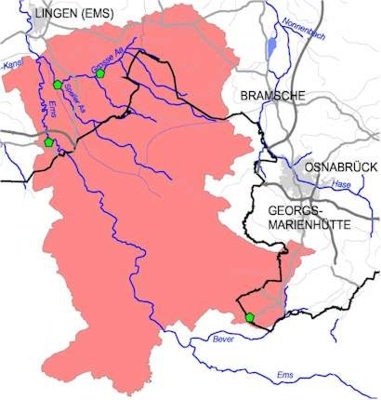 Teileinzugsgebiet Große Aa (Ems)