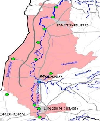 Teileinzugsgebiet Nordradde (Ems)