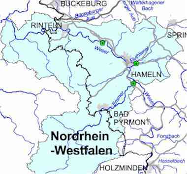 Teileinzugsgebiet Weser-Emmer