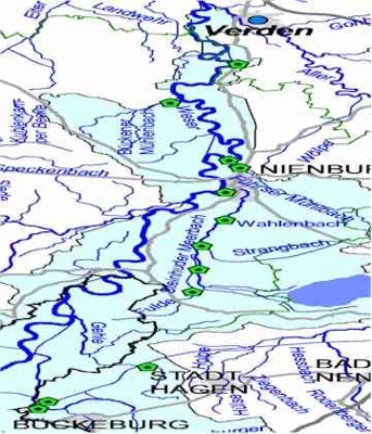 Teileinzugsgebiet Meerbach (Weser)