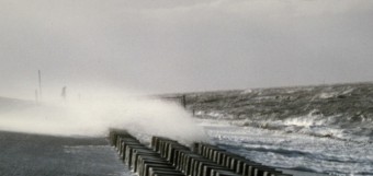 Sturmflut bei Norddeich