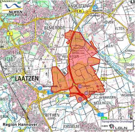 Übersichtskärtchen zum Naturschutzgebiet Bockmerholz Gaim