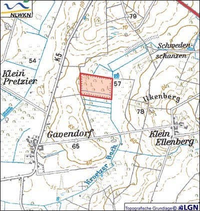 Übersichtskarte des Schutzgebietes