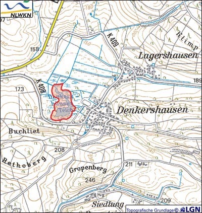 Übersichtskarte des Schutzgebietes