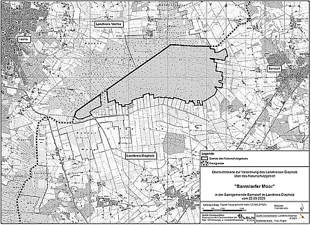 Übersichtskarte der Verordnung