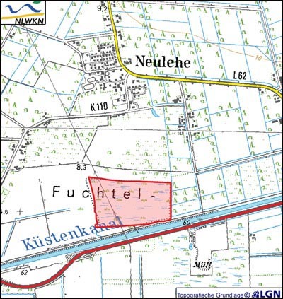 Übersichtskarte des Schutzgebietes
