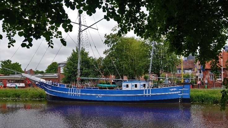 Die Spitzpünte Helene wird aufwendig saniert. Foto: Emsland Tourismus GmbH.