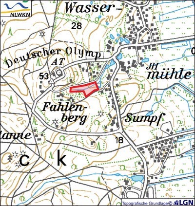 Übersichtskarte des Schutzgebietes