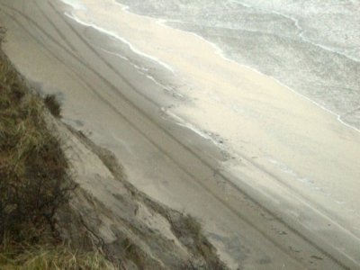 Nach der Sturmflut am 18. Januar 2007 auf Juist
