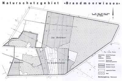 Verordnungskarte des Gebietes