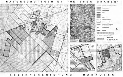 Verordnungskarte des Gebietes