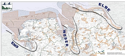 Niedersächsische NATURA 2000-Gebiete in den Ästuaren von Elbe, Weser und Ems
