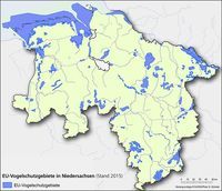 Übersichtskarte EU-Vogelschutzgebiete