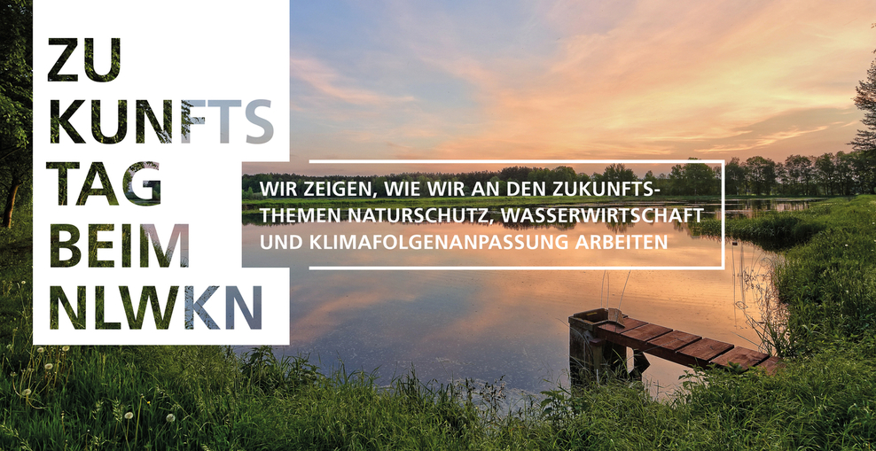 Slider Zukunftstag allgemein mit dem Text "Wie zeigen, wie wir an den Zukunftsthemen Naturschutz, Wasserwirtschaft und Klimafolgenanpassung arbeiten