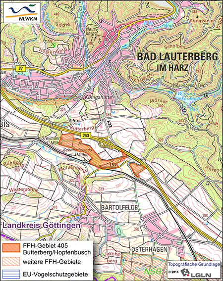 FFH-Gebiet 405 Butterberg-Hopfenbusch